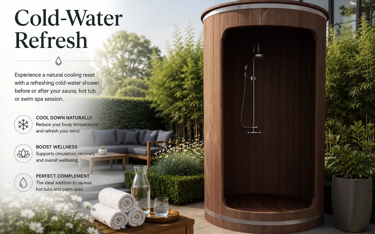 Garden Spa Shower cold water outdoor shower