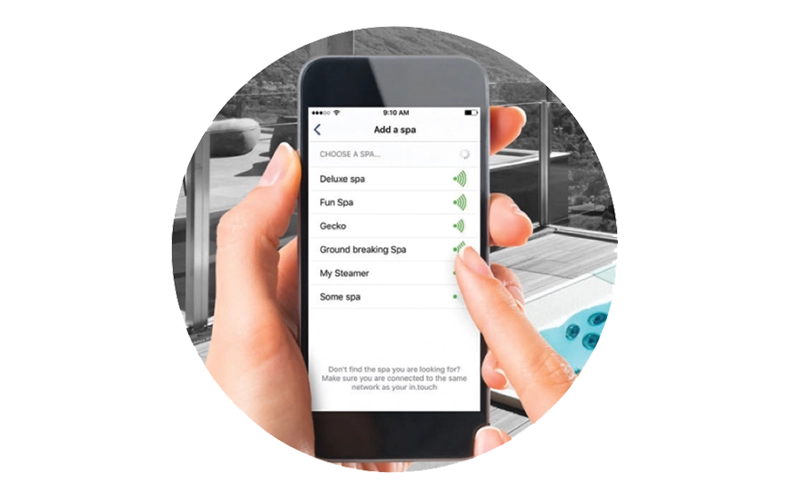 WiFi and mobile app control